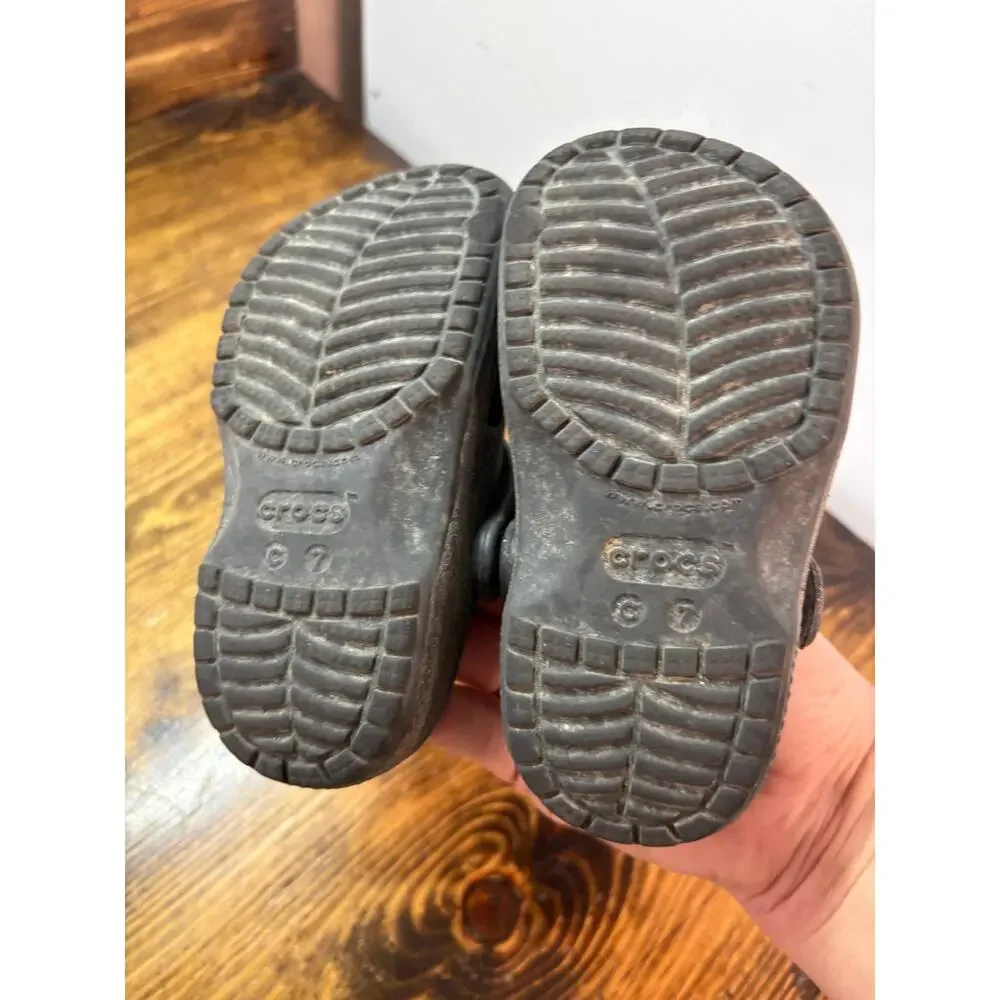 Crocs Black Clogs‎ Size C7